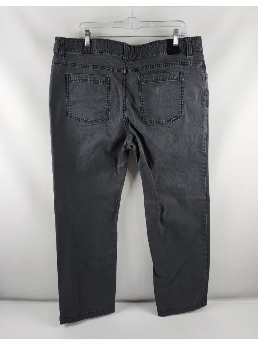 prAna Jeans Mens 40x29 Gray Tucson Slim Fit Straight Leg Pants M4TU30314